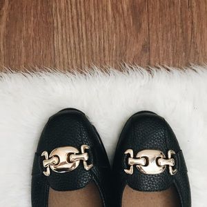 Classic black flats